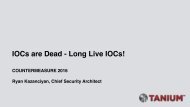 IOCs are Dead - Long Live IOCs!