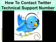 Twitter Technical Support 1-888-269-0130 Helpline Toll Free Number
