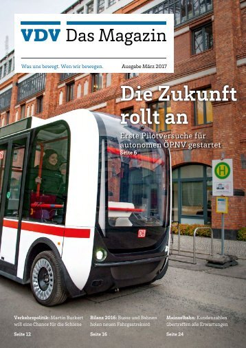 VDV Das Magazin Ausgabe März 2017