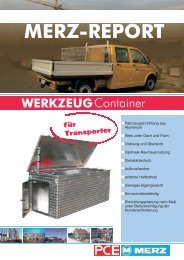 MERZ-REPORT WERKZEUGContainer - MDB Blechschmidt