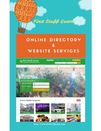 Find Stuff Guam Brochure