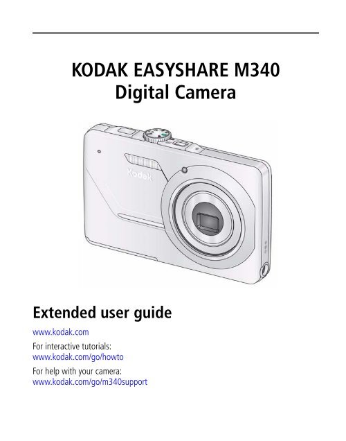 KODAK EASYSHARE M340 Digital Camera