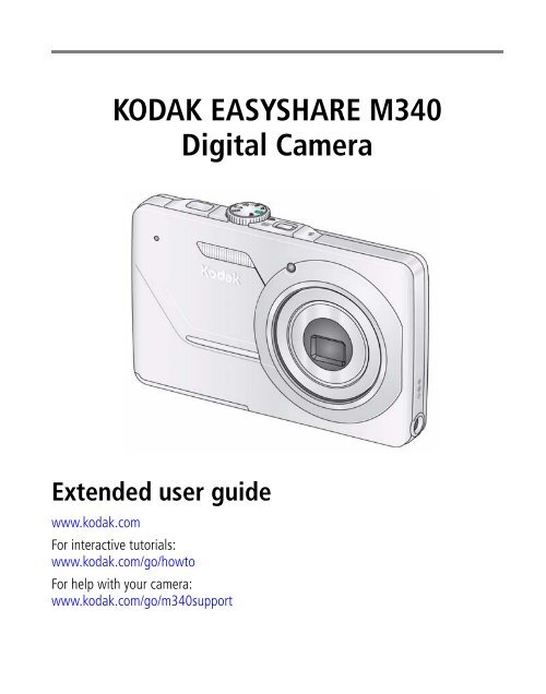 KODAK EASYSHARE M340 Digital Camera