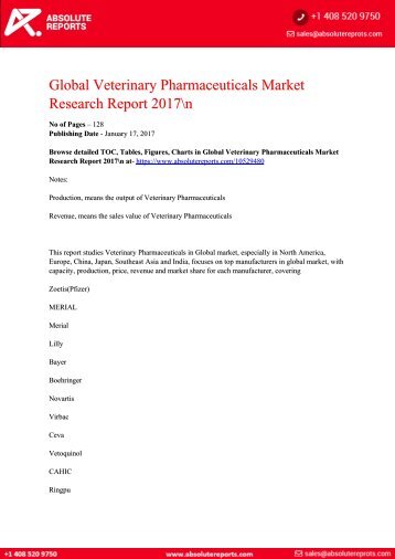 Veterinary-Pharmaceuticals-Market-Research-Report-2017-n