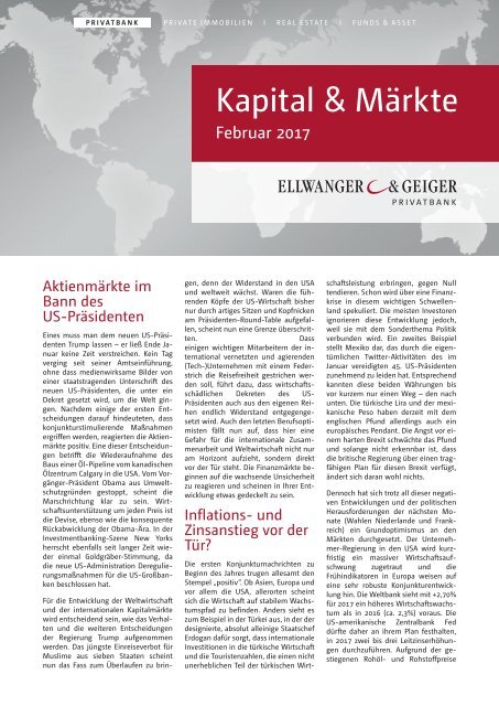 Kapital & Märkte: Ausgabe Februar 2017