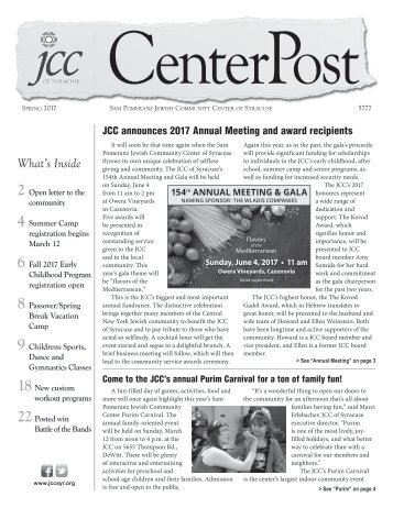 2017 Spring CenterPost