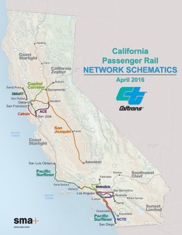 Passenger Rail NETWORK SCHEMATICS California Passenger Rail NETWORK SCHEMATICS