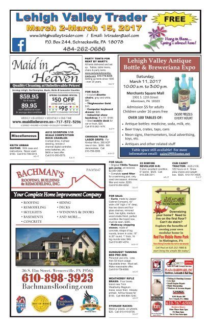 Lehigh Valley Trader March 2-March 15, 2017 issue