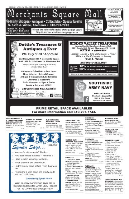 Lehigh Valley Trader March 2-March 15, 2017 issue