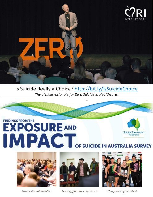 The 3rd International Summit of Zero Suicide in Healthcare