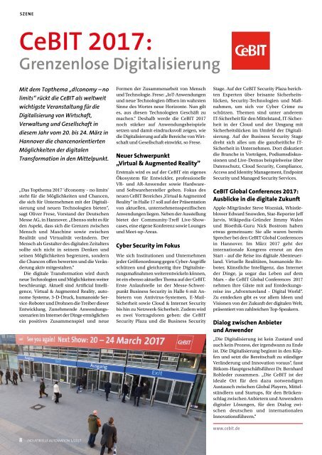 Industrielle Automation 1/2017