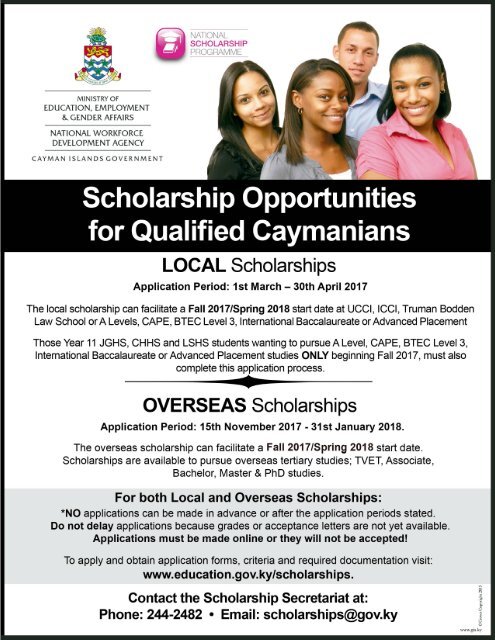 Cayman Scholarship Directory 2017