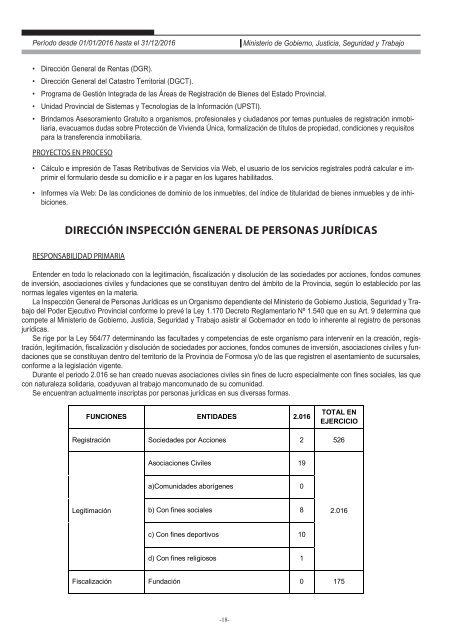 Ministerio de Gobierno, Justicia, Seguridad y Trabajo