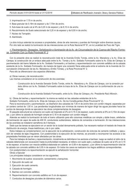 Ministerio de Planificación, Inversión, Obras y Servicios Públicos