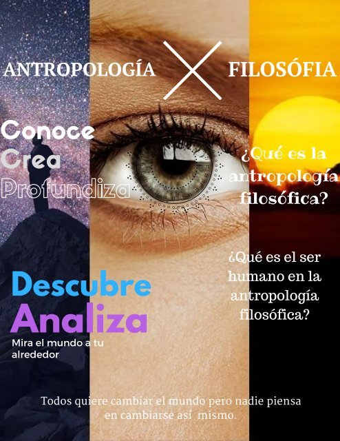 Antropología filosófica