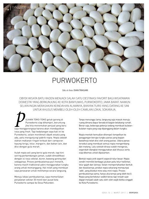 Sriwijaya Magazine Maret 2017