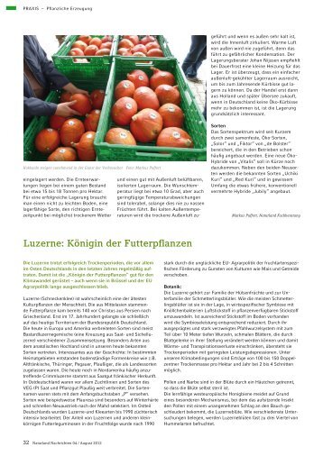 Luzerne: Königin der Futterpflanzen (1.045 KB - Naturland