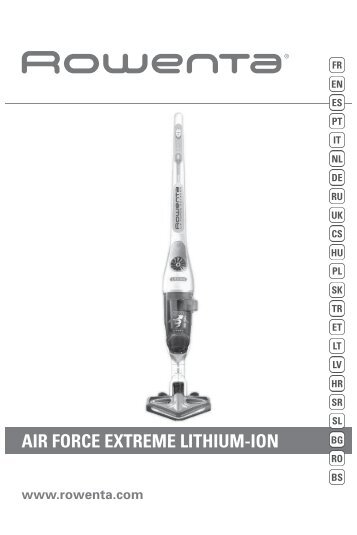 Rowenta AIR FORCE EXTREME 18V. RH8857 - AIR FORCE EXTREME 18V. RH8857 ÐÐ¾ÑÐ°Ð½ÑÐºÐ¸, Bosanski (Bosnian)