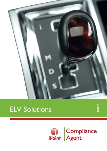 ELV Solutions Brochure - iPoint-systems gmbh