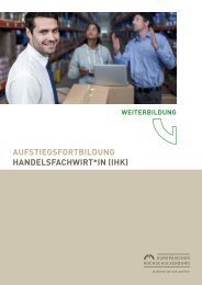 Aufstiegsfortbildung Handelsfachwirt/in (IHK)