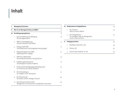 MBO als Nachfolgelösung - Deutsche Beteiligungs AG