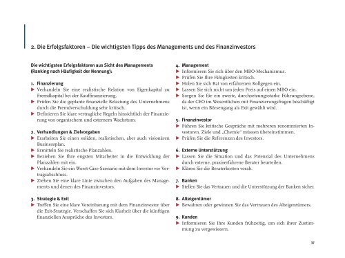 MBO als Nachfolgelösung - Deutsche Beteiligungs AG