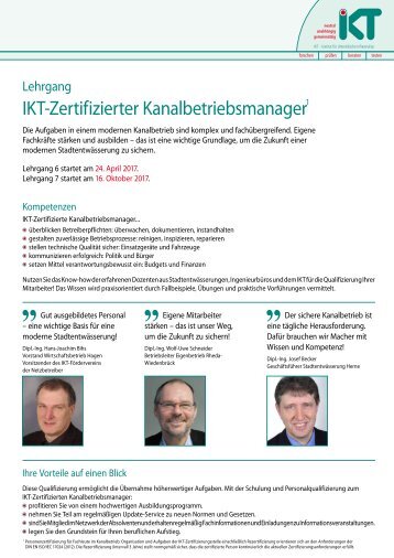 IKT-Zertifizierter Kanalbetriebsmanager