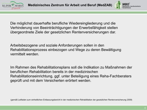 Medizinisches Zentrum für Arbeit und Beruf (MedZAB)