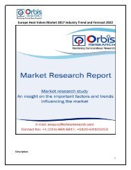 Europe Heat Valves Market 2017 Industry Trend and Forecast 2022