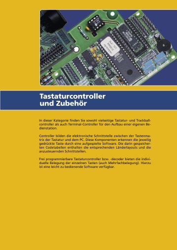 Tastaturcontroller und Zubehör - InduKey