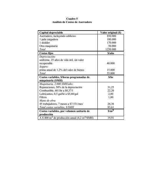 estudio de caso del bosque chimanes