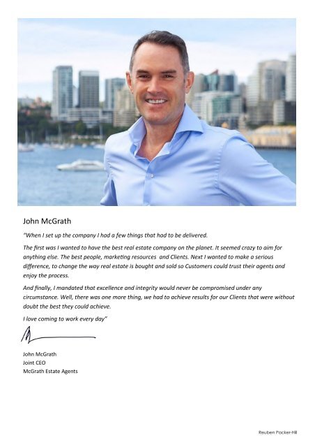 Why choose Reuben Packer-Hill & McGrath