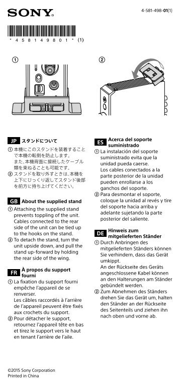 Sony CAS-1 - CAS-1 Istruzioni per l'uso Polacco