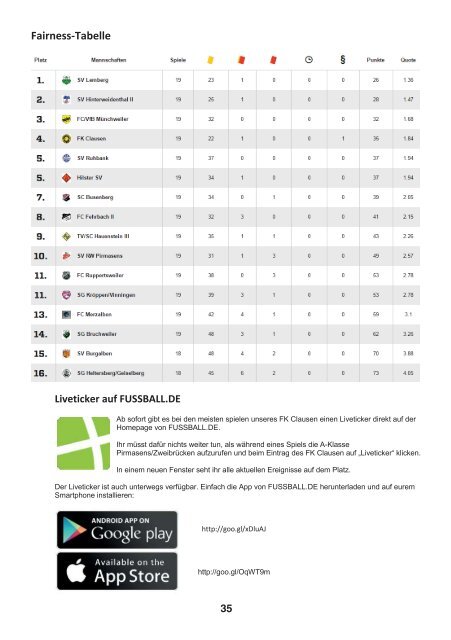 FKC Aktuell - 20. Spieltag - Saison 2016/2017