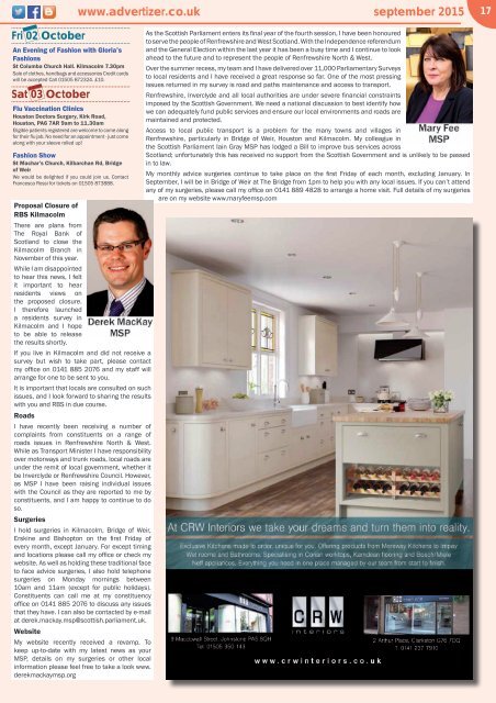 252 September 2015 - Gryffe Advertizer