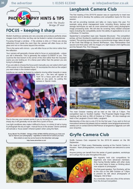 253 October 2015 - Gryffe Advertizer