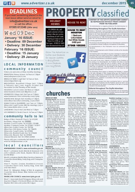 255 December 2015 - Gryffe Advertizer