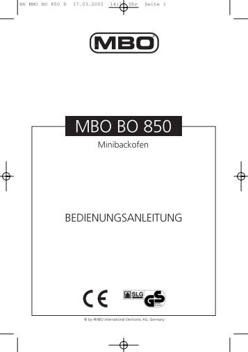 BA MBO BO 850 D - JET GmbH