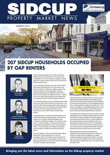 SIDCUP PROPERTY NEWS - MARCH 2017