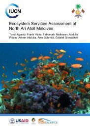 Ecosystem Services Assessment of North Ari Atoll Maldives