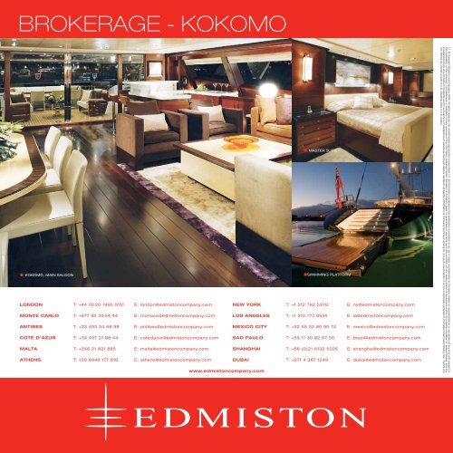 EDMISTON â-- WORLD LEADERS IN YACHTING