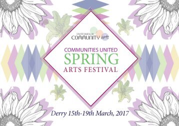 COMMUNITIES UNITED SPRING FESTIVAL BROCHURE PRINT