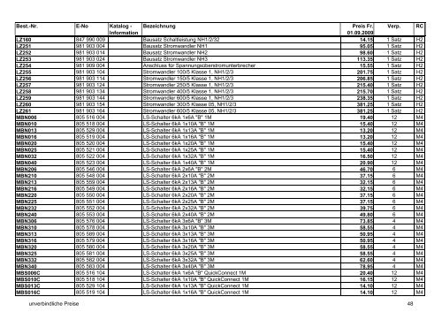 Preise alle in einer Datei_per_01_09_09