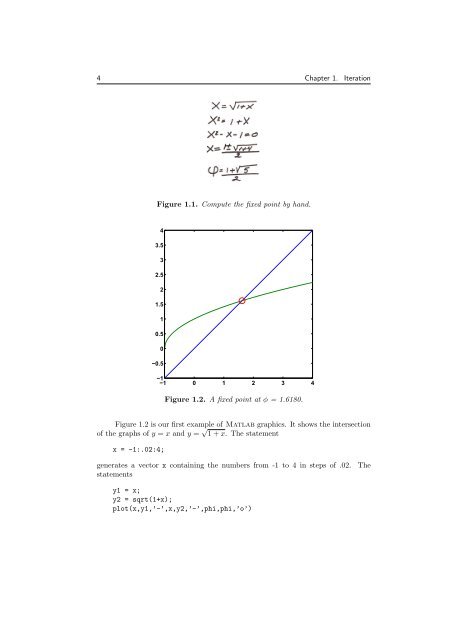 Experiments with MATLAB