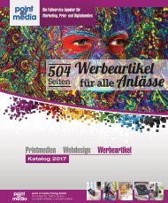 Werbeartikel-Katalog 2017 - point of media Verlag
