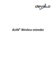dLAN® Wireless extender - the world of dLAN® ... devolo AG