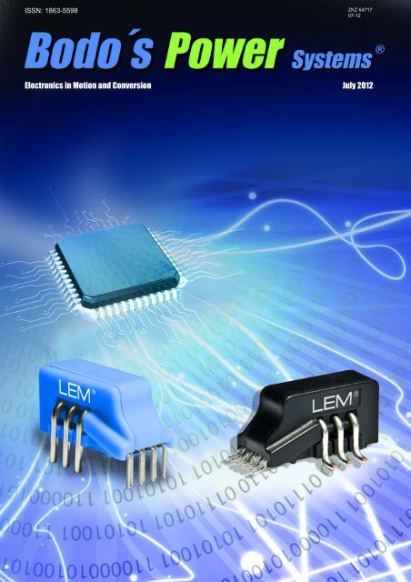 Electronics in Motion and Conversion July 2012 - Bodo's Power