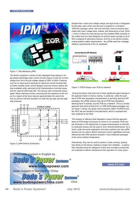 Electronics in Motion and Conversion July 2012 - Bodo's Power