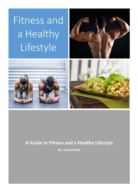 Fitness and a Healthy Lifestyle Personal Project 2017