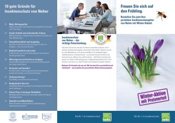 Neher - Flyer Winterrabatt